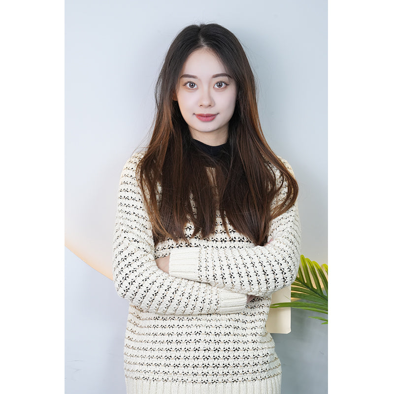 Knitted-garment 10  Sitai loose round neck hollow-out long-sleeved pullover knitted top